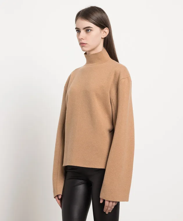 The Row Maglione Delara in cashmere di colore marrone 5769F377