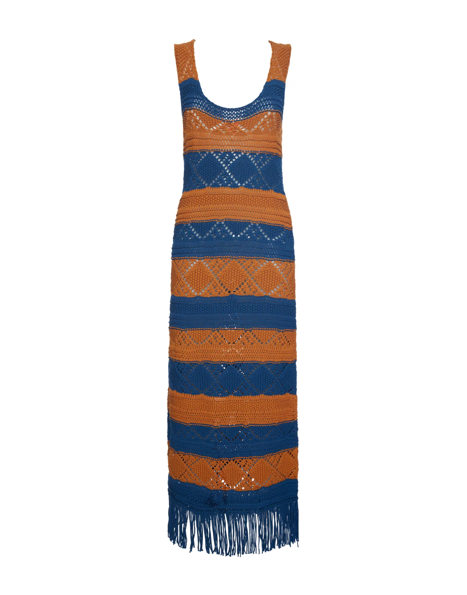 The Yarn Dress in Solid Blue Petrol for Women | La DoubleJ