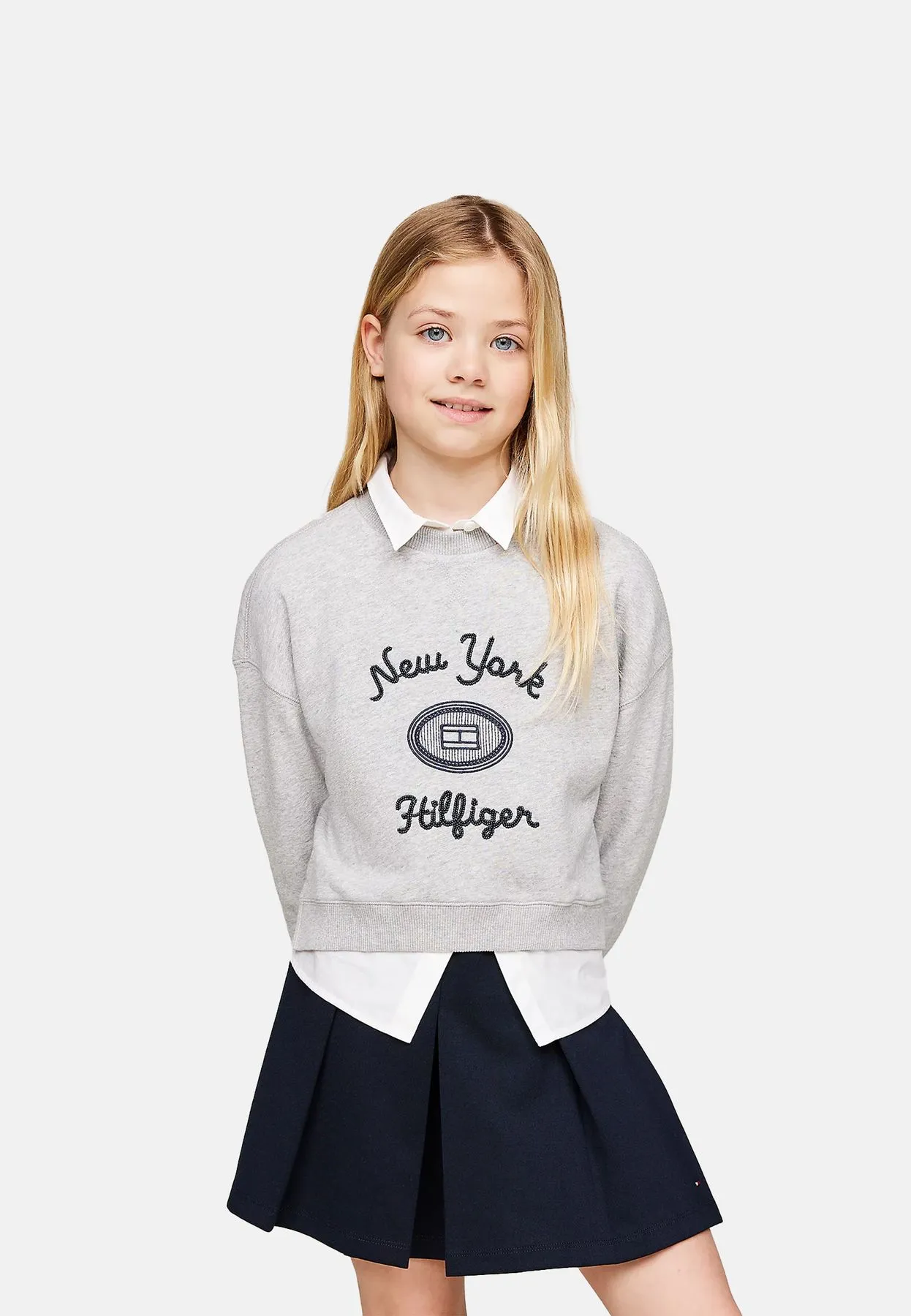     TOMMY HILFIGER KIDS FELPA BAMBINE E RAGAZZE      