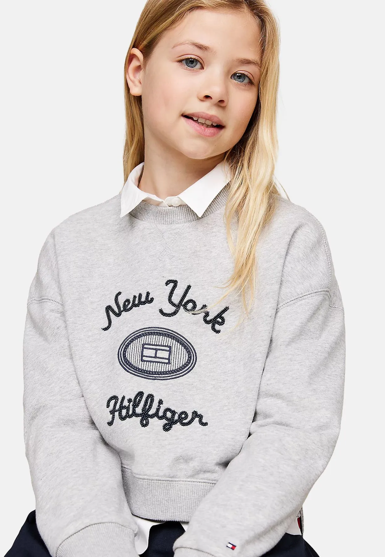     TOMMY HILFIGER KIDS FELPA BAMBINE E RAGAZZE      