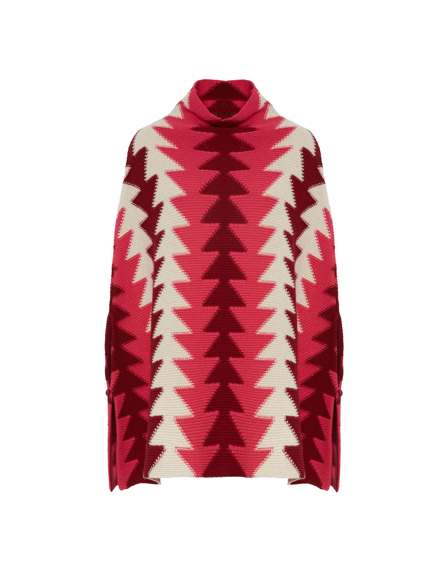 Trine Cape in Bordeaux for Women | La DoubleJ