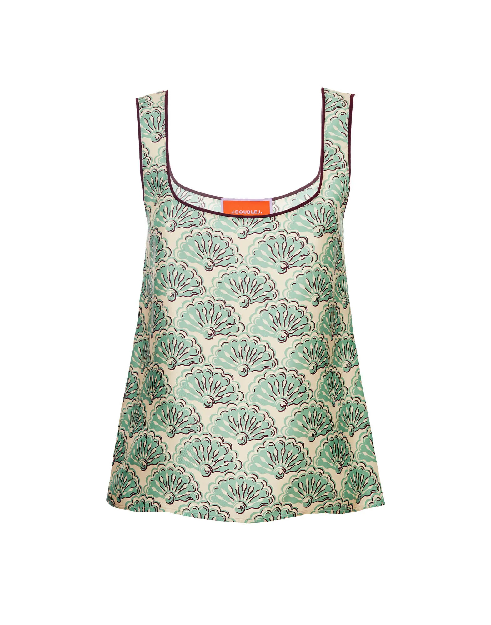 Twirl Top in Fans Mint for Women | La DoubleJ