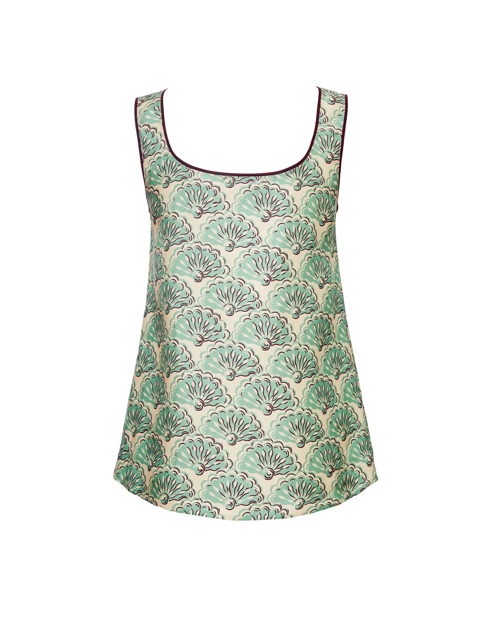 Twirl Top in Fans Mint for Women | La DoubleJ